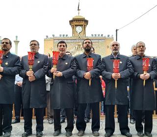 آئین جمع خوانی خدام آستان مقدّس حضرت عبدالعظیم (ع)