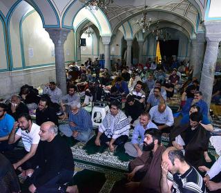 Ceremony of ITIKF( prayer seclusion)  in central mosque of holy shrine -second report-1396